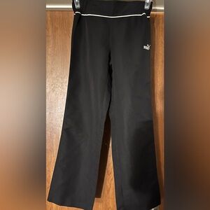 Puma- wide leg track pants Relaxed fit. Elastic  waistband. Side pockets. XS